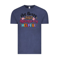 Vintage Denim not bossy just aggressively helpful Vintage Tee - MaliasSmallBusiness