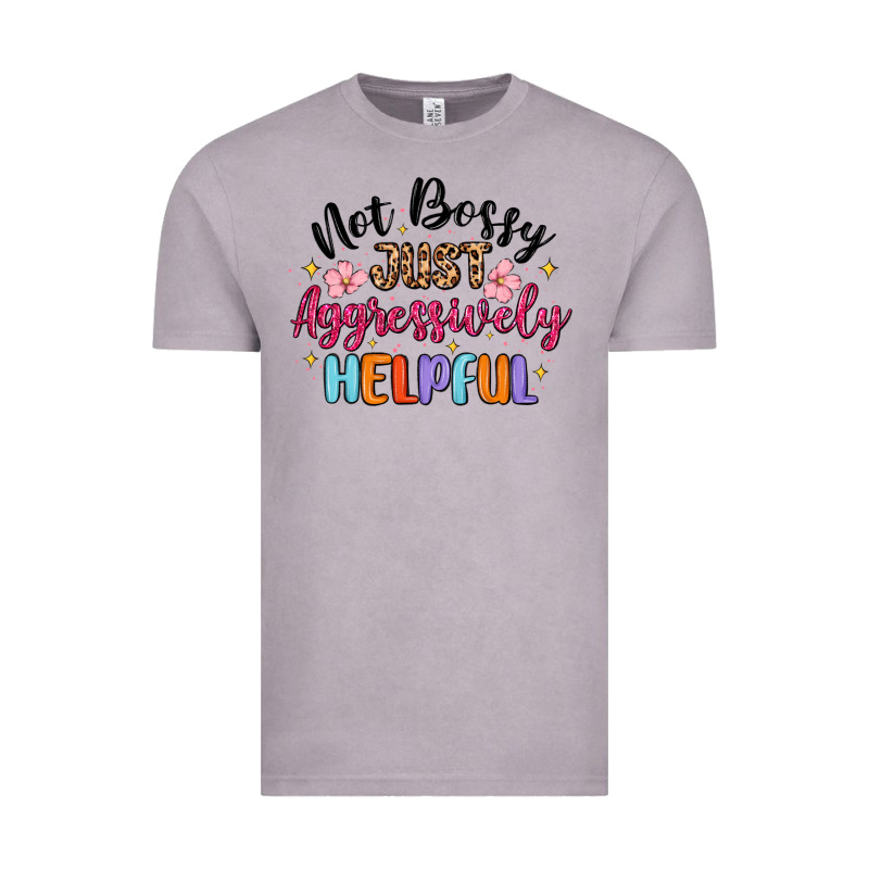 Not Bossy Just Aggressively Helpful Vintage Tee by MaliasSmallBusiness | Teevron