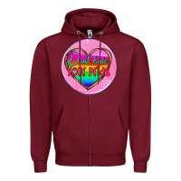 Burgundy coaster 6 Zipper Hoodie - HRA Design Shop