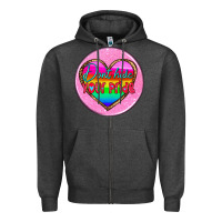 Charcoal Heather coaster 6 Zipper Hoodie - HRA Design Shop