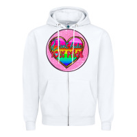 White coaster 6 Zipper Hoodie - HRA Design Shop