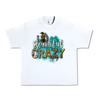 White beautiful crazy Urban Heavy Tee - texasbilliewilder