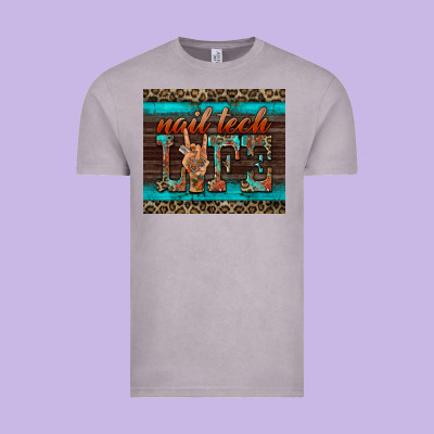 Nail Tech Life Vintage Tee Designed By Barkaloodesign