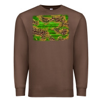 Chestnut western leopard distressed background Premium Sweatshirt - AdoDesignShop