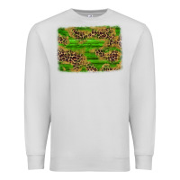 Dove Grey western leopard distressed background Premium Sweatshirt - AdoDesignShop