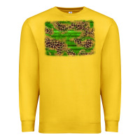 Lemon western leopard distressed background Premium Sweatshirt - AdoDesignShop
