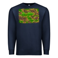 Navy western leopard distressed background Premium Sweatshirt - AdoDesignShop