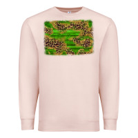 Pale Pink western leopard distressed background Premium Sweatshirt - AdoDesignShop