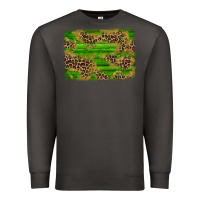 Smoke western leopard distressed background Premium Sweatshirt - AdoDesignShop