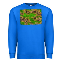 True Royal western leopard distressed background Premium Sweatshirt - AdoDesignShop
