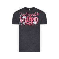 Vintage Black one loved nurse valentine's day Vintage Tee - MaliasSmallBusiness