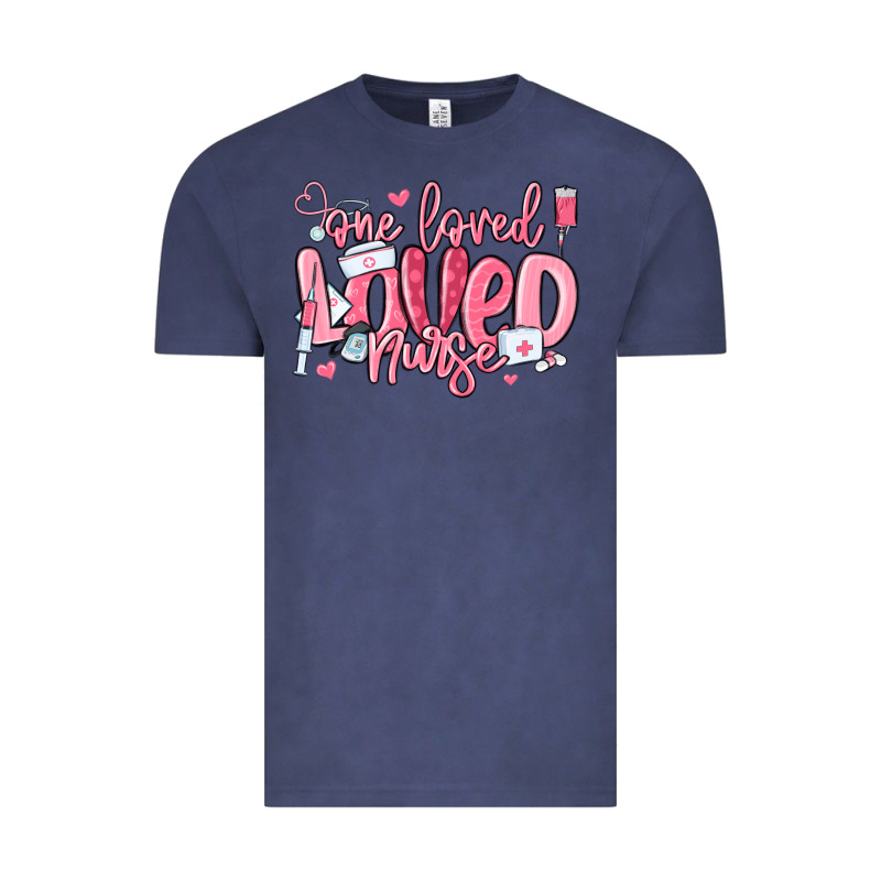 One Loved Nurse Valentine's Day Vintage Tee by MaliasSmallBusiness | Teevron