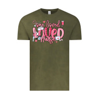 Vintage Olive one loved nurse valentine's day Vintage Tee - MaliasSmallBusiness