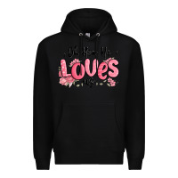 Black oh how he loves us Premium Hoodie - MaliasSmallBusiness