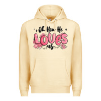 Pina Colada oh how he loves us Premium Hoodie - MaliasSmallBusiness