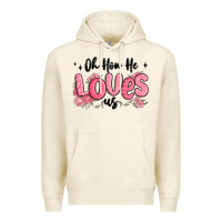Tofu oh how he loves us Premium Hoodie - MaliasSmallBusiness