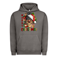Pigment Tornado Merry Christmas skeleton messy bun Urban Hoodie - NancyCooperArtShop