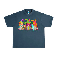 Midnight Navy summer gnomes Urban Heavy Tee - Zillion Design Studio