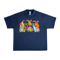 Navy summer gnomes Urban Heavy Tee - Zillion Design Studio