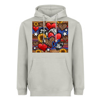 Moon Dust 4th of july american hearts Heavyweight Hoodie - Jasminsmagicworld