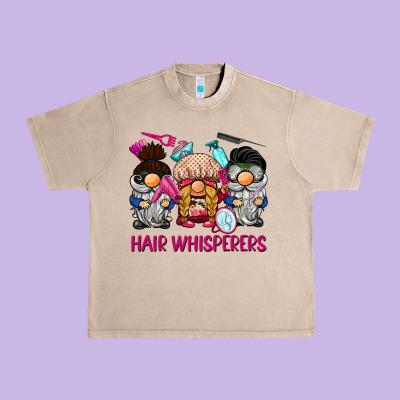 Hair Whisperers Urban Heavy Tee Designed By Barkaloodesign