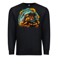 Black Rottweiler  rainbow Premium Sweatshirt - Artiststas