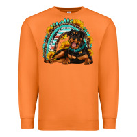 Carrot Rottweiler  rainbow Premium Sweatshirt - Artiststas