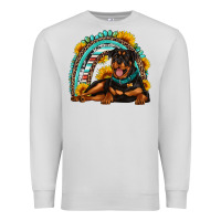 Dove Grey Rottweiler  rainbow Premium Sweatshirt - Artiststas