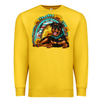 Lemon Rottweiler  rainbow Premium Sweatshirt - Artiststas