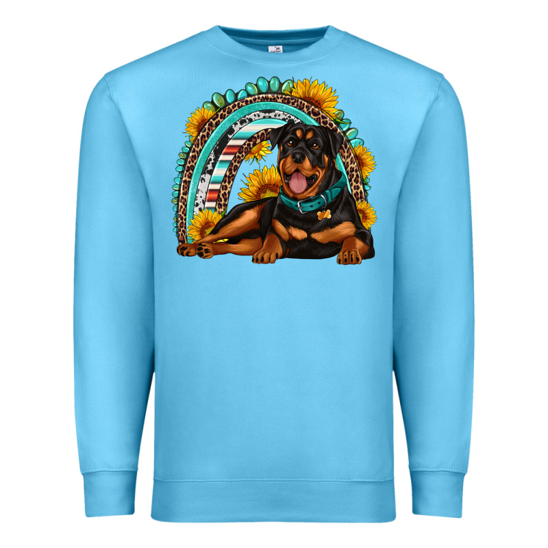 Rottweiler  Rainbow Premium Sweatshirt by Artiststas | Teevron