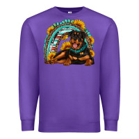 Purple Rottweiler  rainbow Premium Sweatshirt - Artiststas