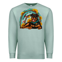 Seafoam Rottweiler  rainbow Premium Sweatshirt - Artiststas