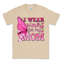 Mushroom I Wear Pink For My Mom with Butterfly Classic Tee - texasbilliewilder