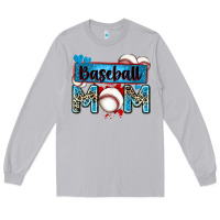 Moon Dust baseball mom with leopard Long Sleeve Tee - Zillion Design Studio