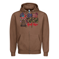 Chestnut small town gail usa Zipper Hoodie - CowhideDigitalArt