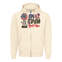 Sandshell small town gail usa Zipper Hoodie - CowhideDigitalArt