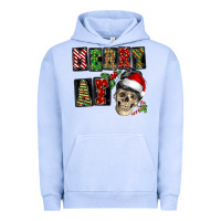 Pigment Grape Ice Merry af skeleton messy bun Urban Hoodie - NancyCooperArtShop
