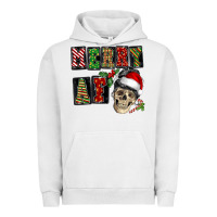 Pigment Lunar Rock Merry af skeleton messy bun Urban Hoodie - NancyCooperArtShop