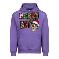 Tulip Merry af skeleton messy bun Urban Hoodie - NancyCooperArtShop
