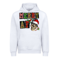 White Merry af skeleton messy bun Urban Hoodie - NancyCooperArtShop