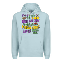 Blue Mist i'm a king cake eatin' mardi gras lovin' kinda gir Premium Hoodie - MaliasSmallBusiness