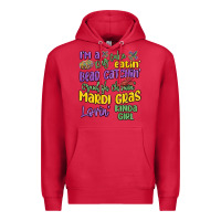 Cardinal i'm a king cake eatin' mardi gras lovin' kinda gir Premium Hoodie - MaliasSmallBusiness