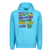 Ocean Blue i'm a king cake eatin' mardi gras lovin' kinda gir Premium Hoodie - MaliasSmallBusiness