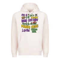 Pale Pink i'm a king cake eatin' mardi gras lovin' kinda gir Premium Hoodie - MaliasSmallBusiness