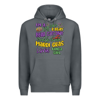Rock i'm a king cake eatin' mardi gras lovin' kinda gir Premium Hoodie - MaliasSmallBusiness