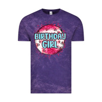 Cloud Purple birthday girl Vintage Tee - MaliasSmallBusiness