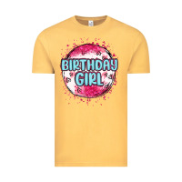 Vintage Mustard birthday girl Vintage Tee - MaliasSmallBusiness