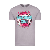 Vintage Zinc birthday girl Vintage Tee - MaliasSmallBusiness