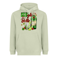 Matcha gin`gle bells with bottle and cocktail Heavyweight Hoodie - AdoDesignShop