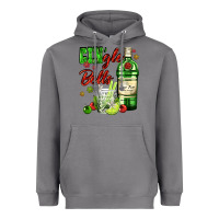 Storm gin`gle bells with bottle and cocktail Heavyweight Hoodie - AdoDesignShop
